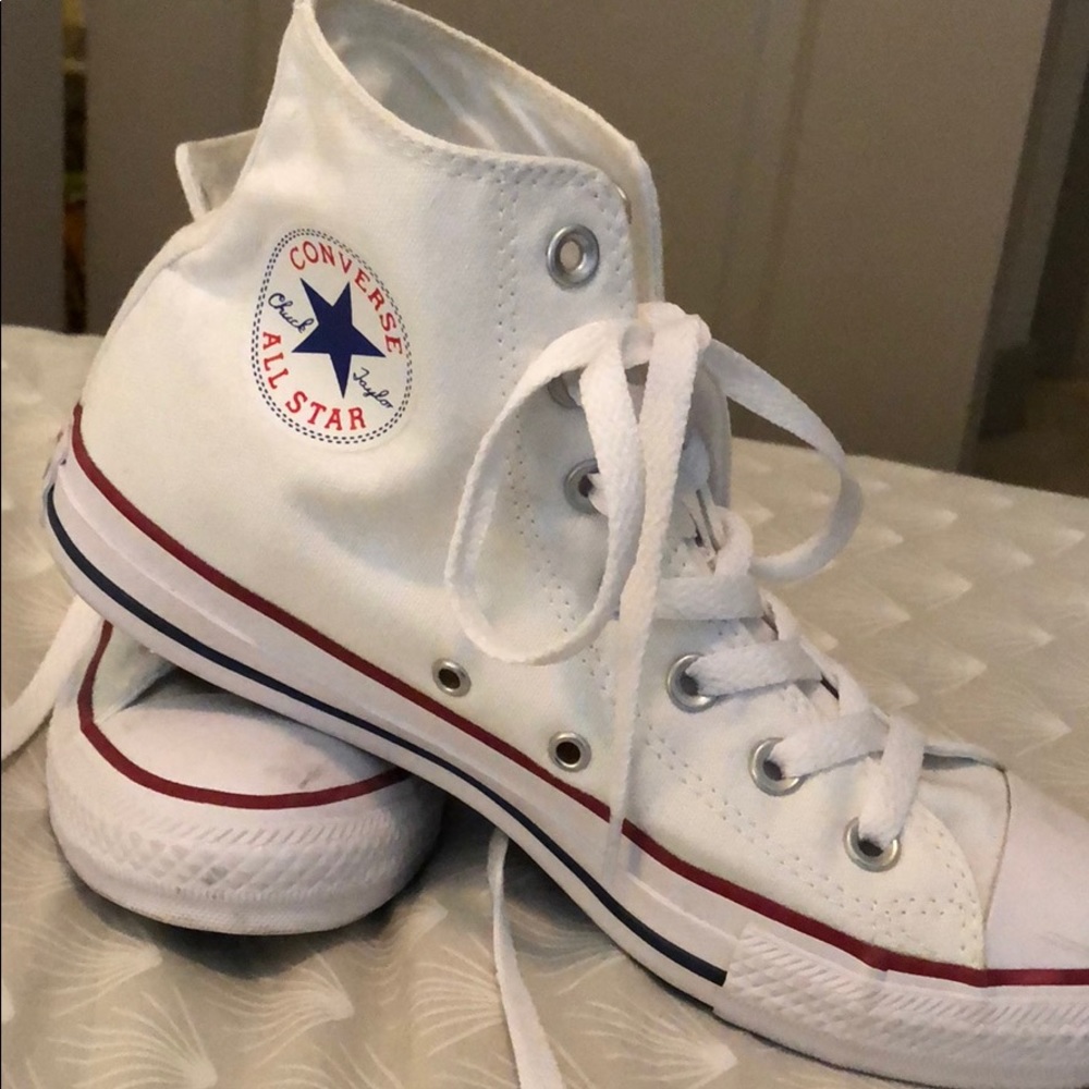 White High-Top Converse